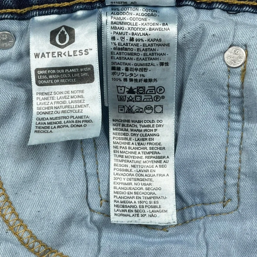 Levi's 527 Slim Bootcut Jeans Mens 33x32 (Fits 32x31) Blue Medium Wash Denim